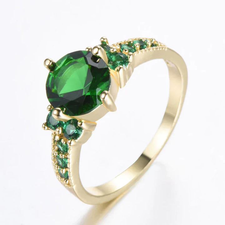 Helga™ - Emerald Elegance Collection Ring
