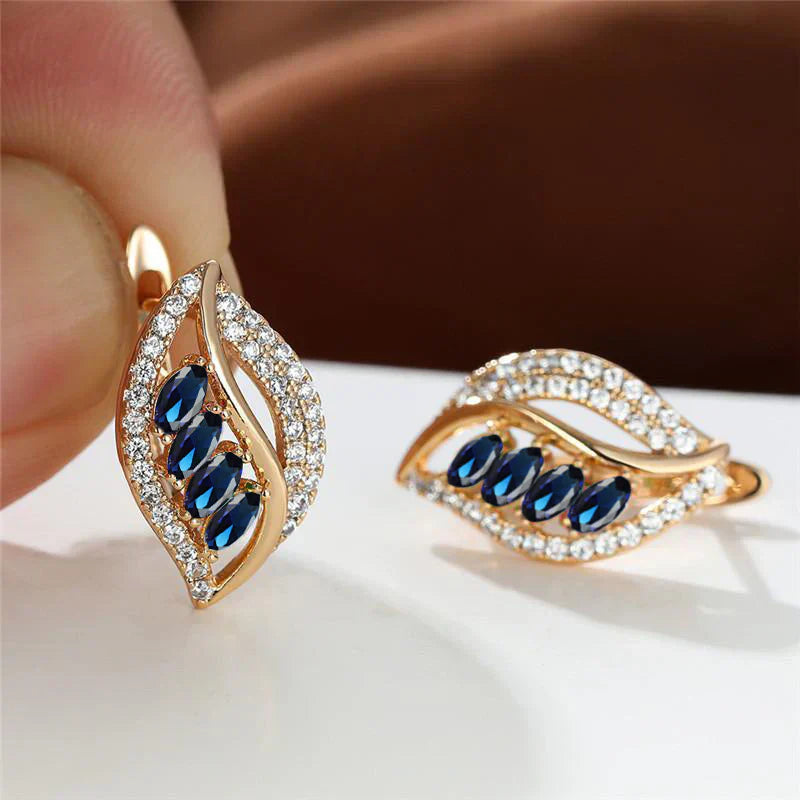 Nora™ - Classic Sapphire Collection Earrings