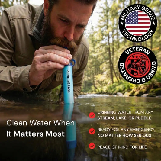 AQUA-S1 Emergency Water Filter Straw (1,500 L)