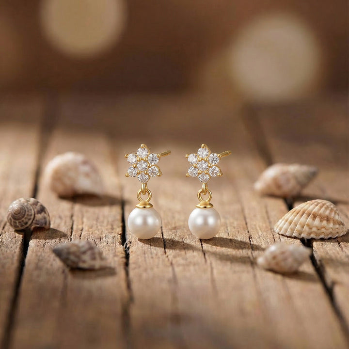 Klara Luxe™ - Timeless Pearl Collection Earrings