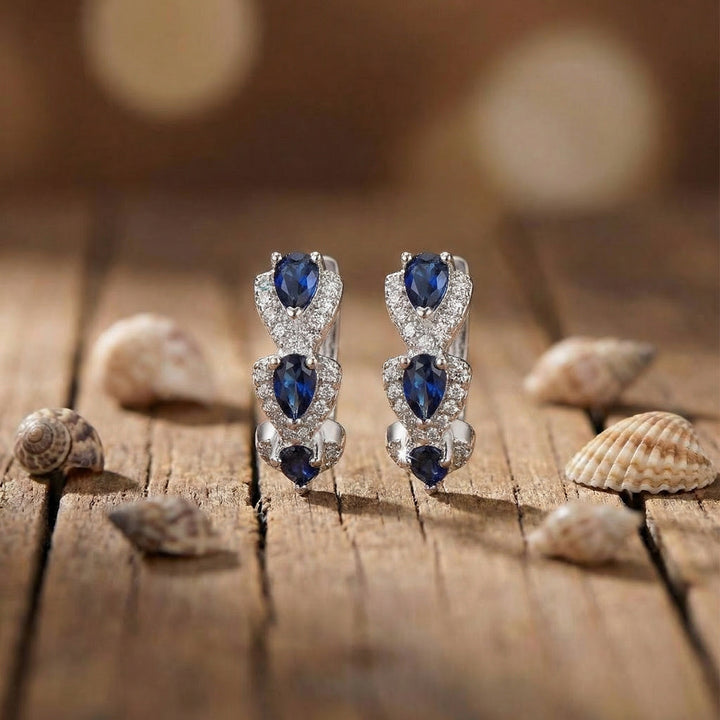 Elisa™ - Classic Sapphire Collection Earrings