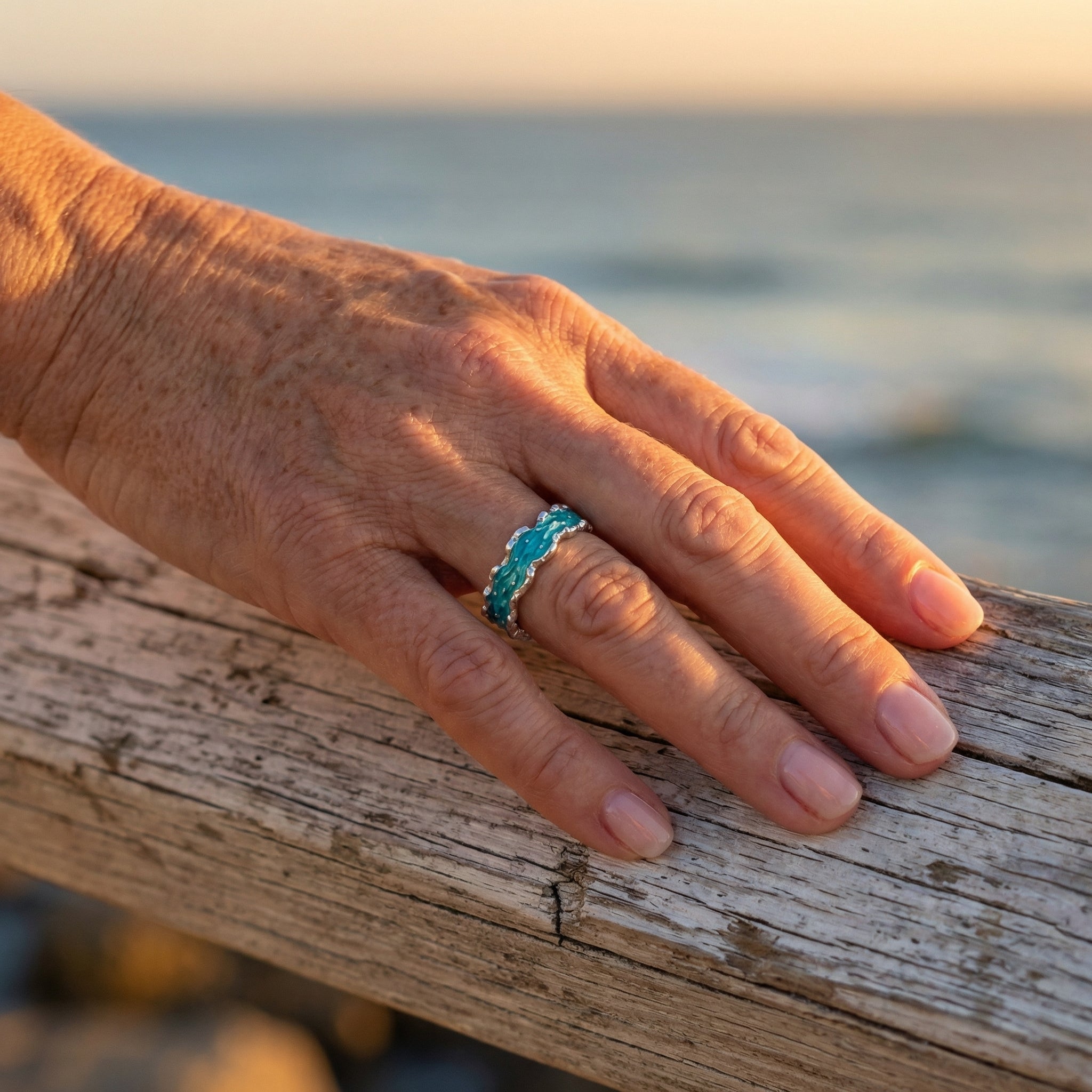 Livia Seafoam Ring