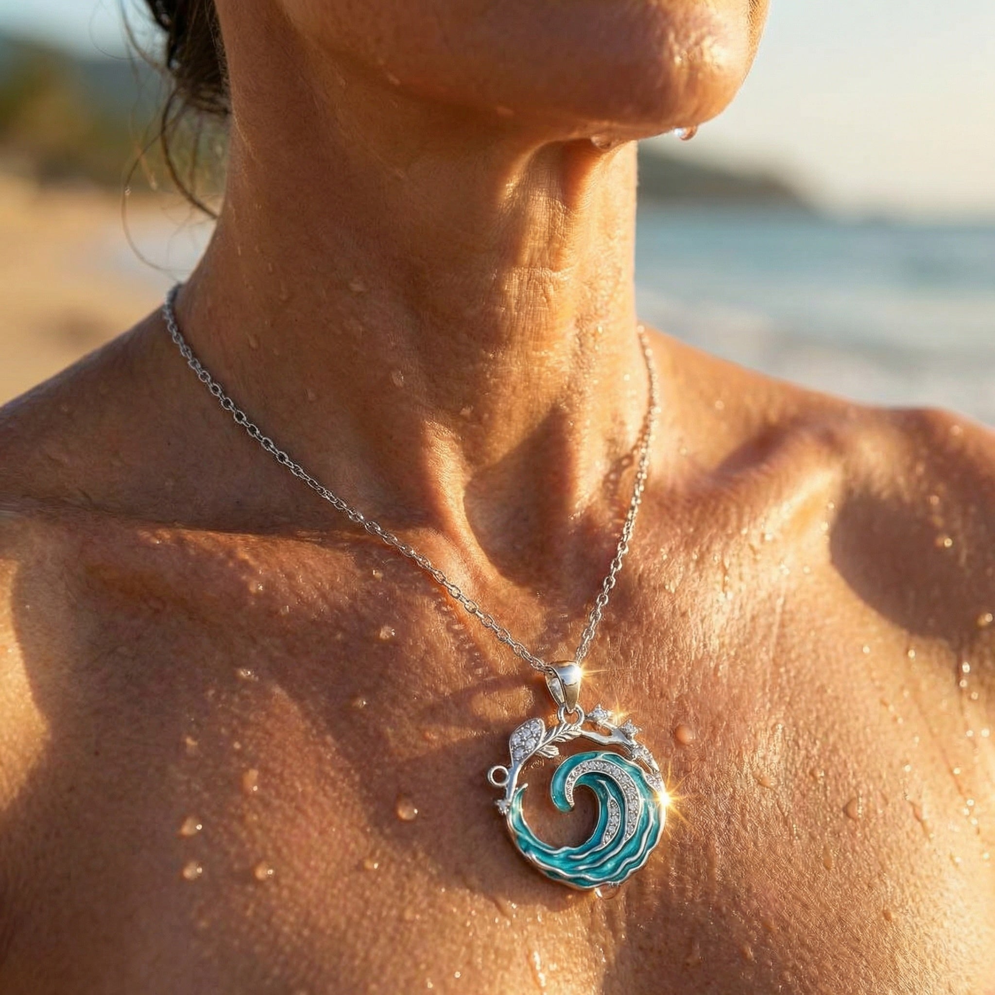 Cressida Wavespiral Necklace