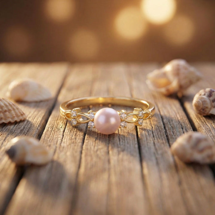 Leni Luxe™ - Timeless Pearl Collection Ring
